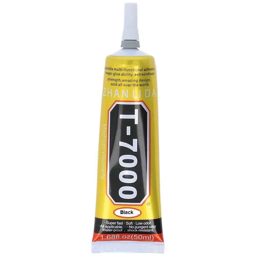 Michelina T-7000 Adhesive Black Glue for Cellphone LCD Repair & Crafting - Black