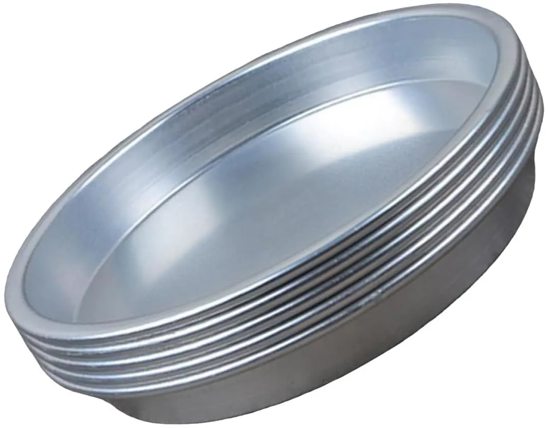 5-Piece Outdoor Aluminum Alloy Camping Plate Set - Lightweight BBQ Trays