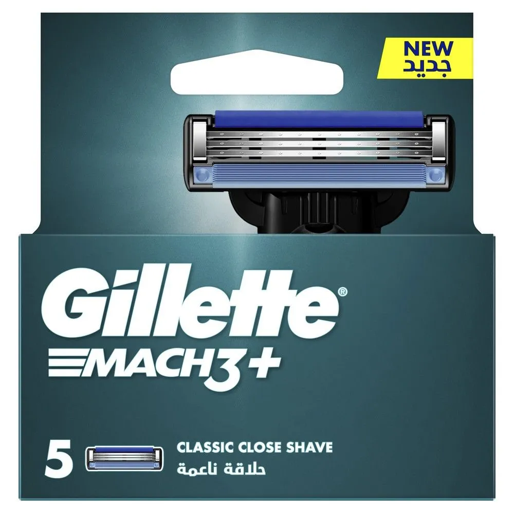 Gillette Mach3+ Blades Refill x5