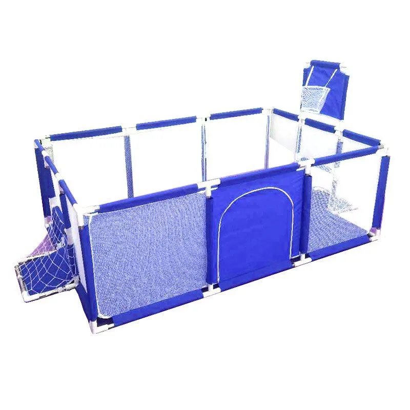 Baby Playpen - Rectangle - Blue