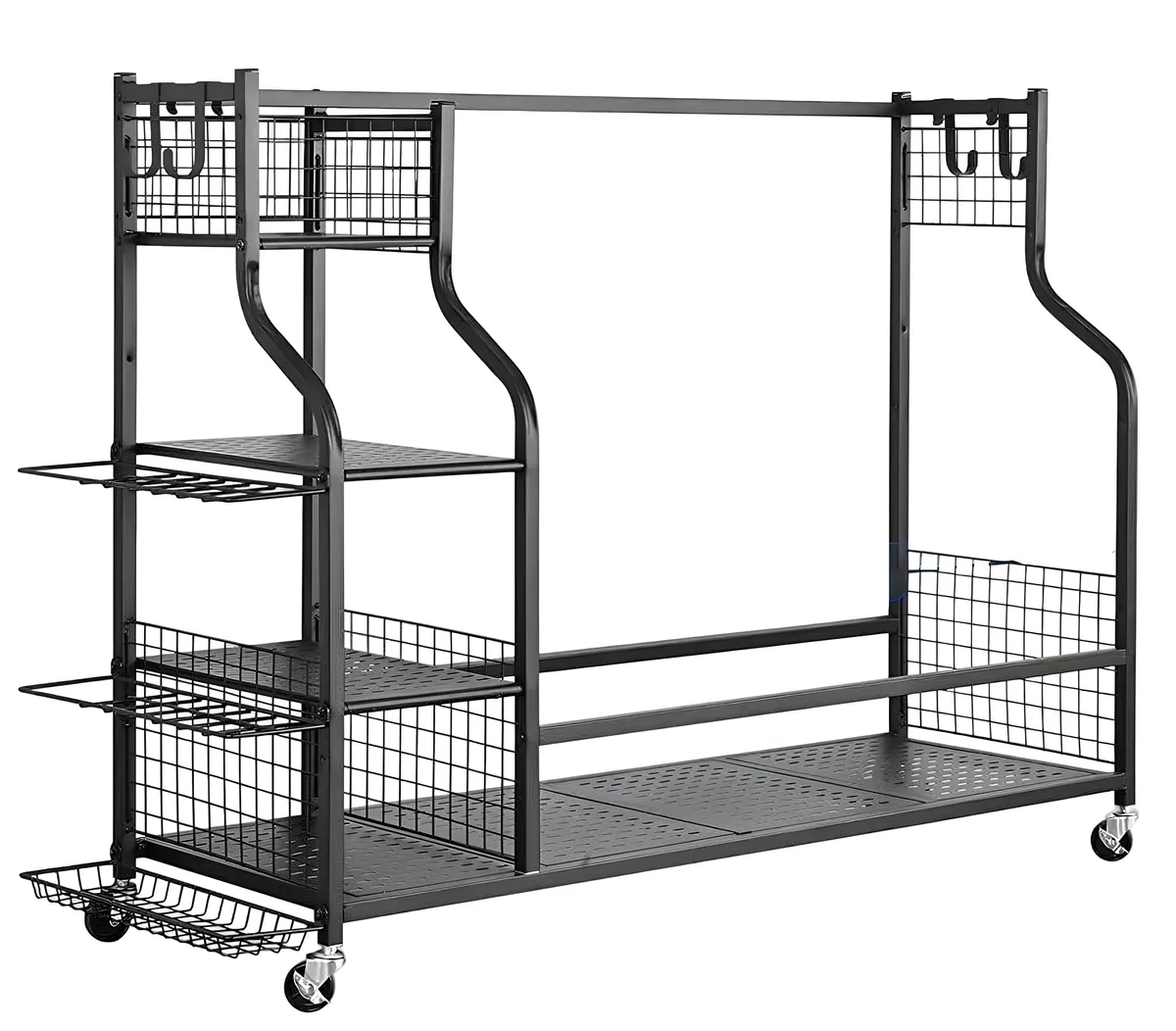 Golf Storage Rack Golf Bag Storage Stand Equipment Rack For Golf Clubs