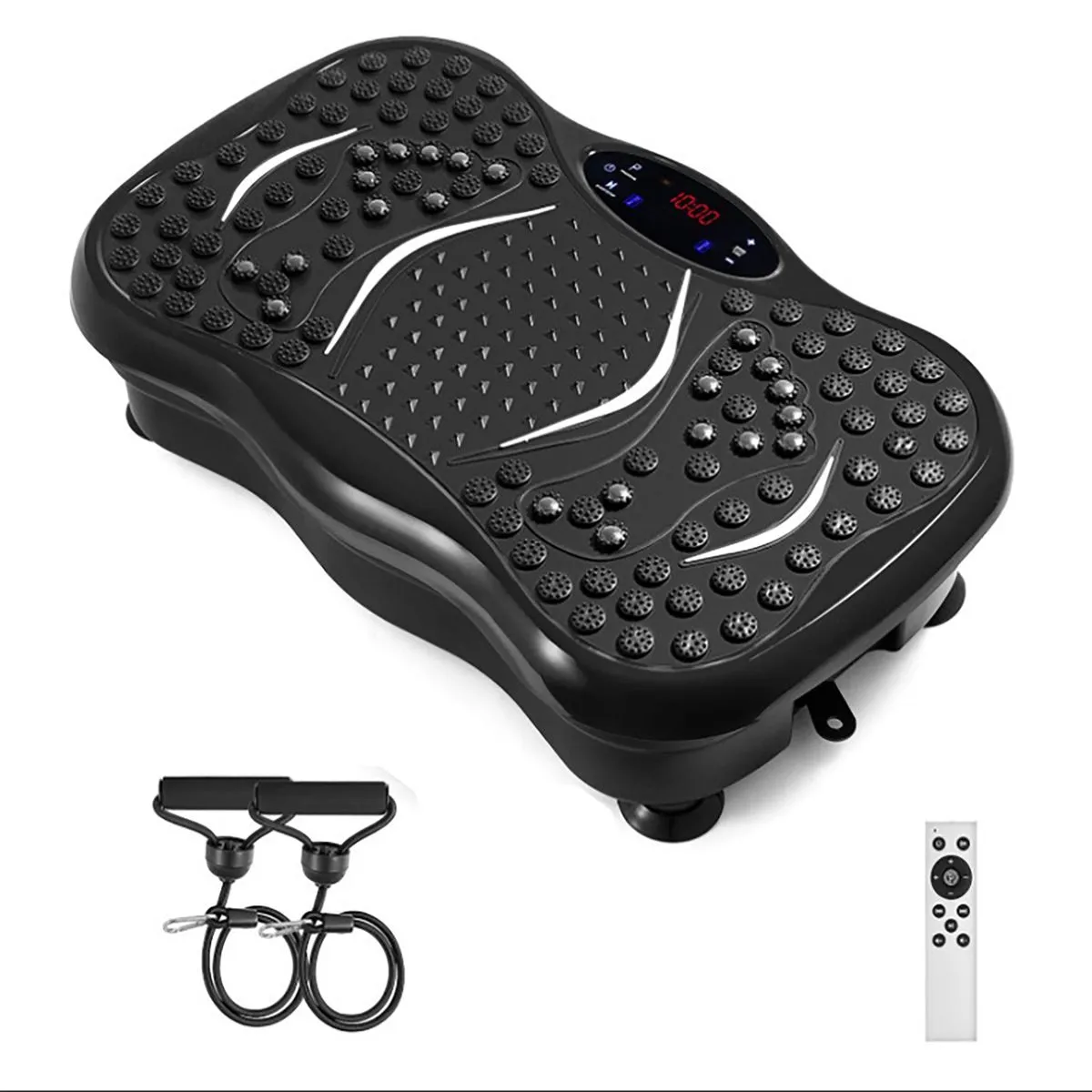 Vibration Plate Exercise Machine - Bluetooth & Remote - Black