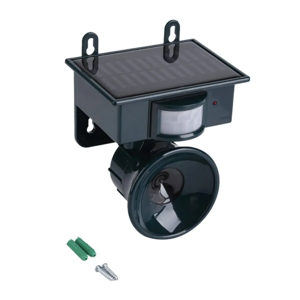 QKTNIUBI Adjustable Sonic Solar-Powered Rodent Repeller