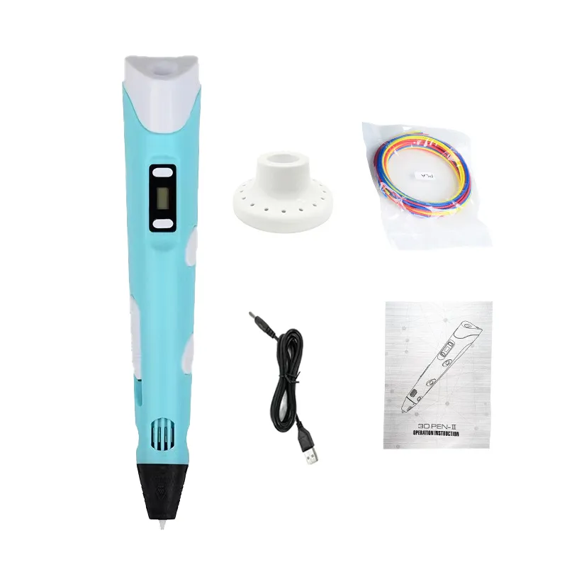 3D Printing Pen LED Display Stereo Painting Graffiti Painting Brush