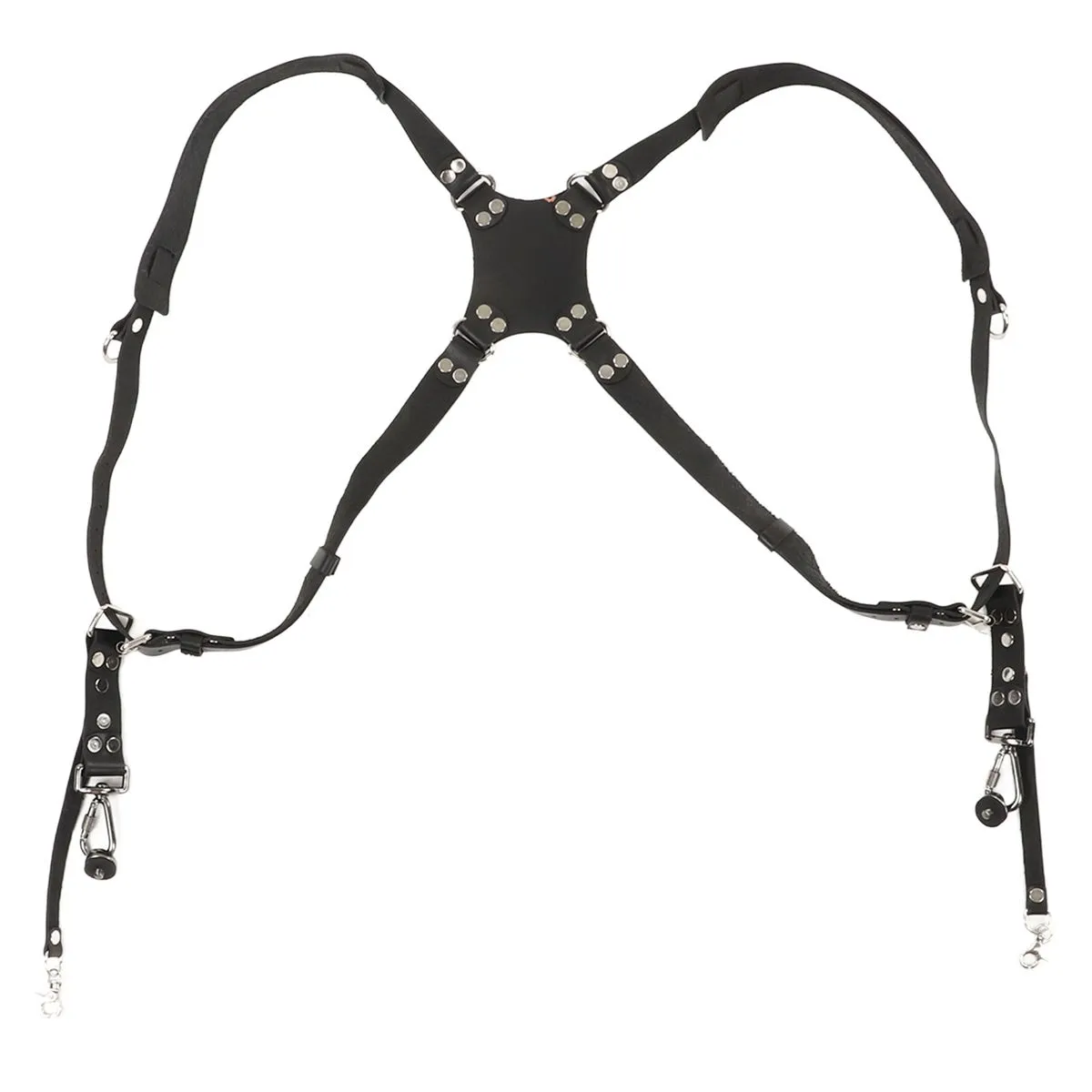Black X-Type Leather Camera Harness