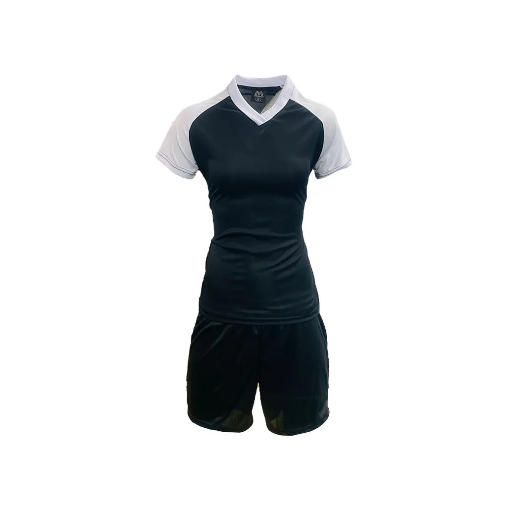 Mitzuma Malta Ladies Squad 15 Full Soccer Kit - Black & White