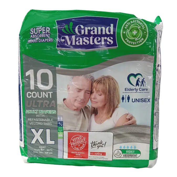 Grand Master Adult Diapers XL Pack of 4