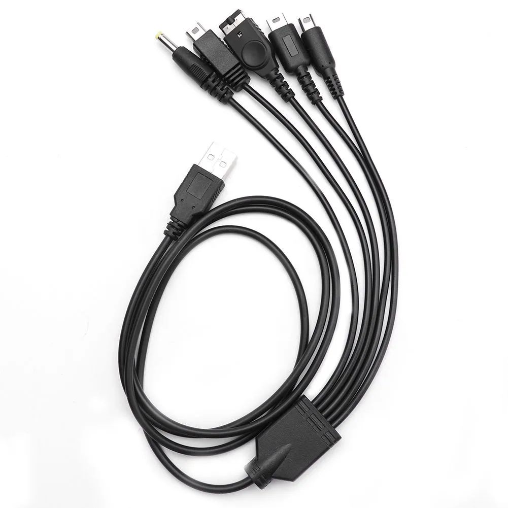 5 In 1 USB Charging Cable Compatible With Nintendo New 3DS Xl Nds