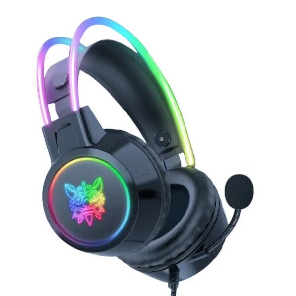 Onikuma - X15 Pro - Wired Gaming Headset with RGB Lighting - Black