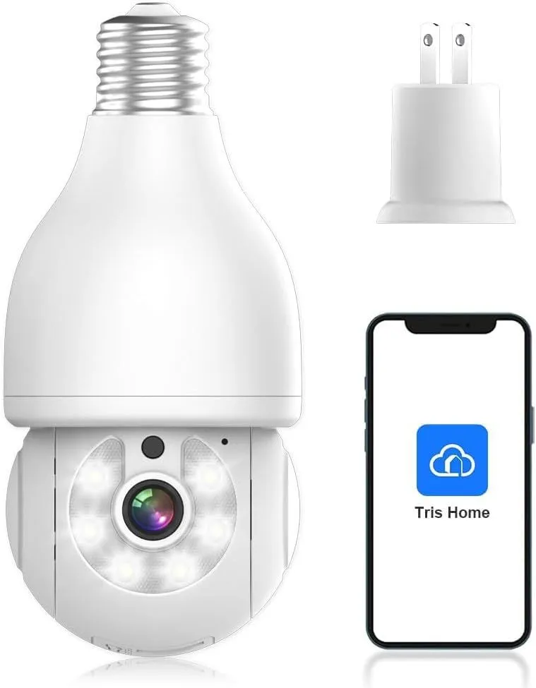 E T Easytao 1080P WiFi Bulb Security Camera E27 Motion Detection Alexa