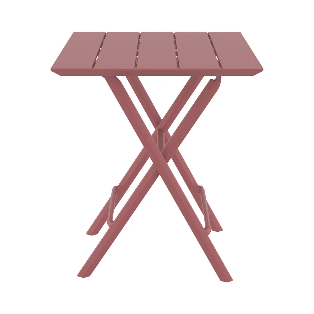 Siesta exclusive Patio Helen 600x600 Folding Table - Marsala