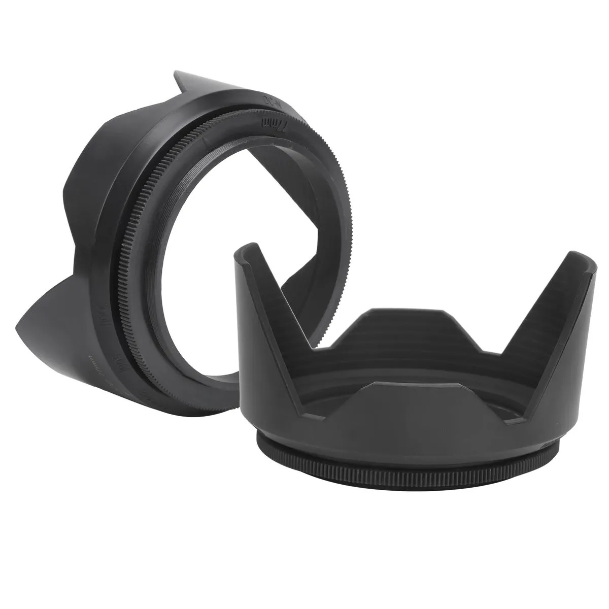2pc 77mm Petal Screw-in Hoods