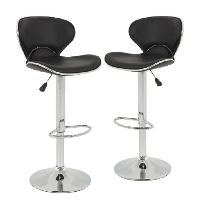 Swivel Bar Chairs Counter Height Bar Stools - 5 Piece