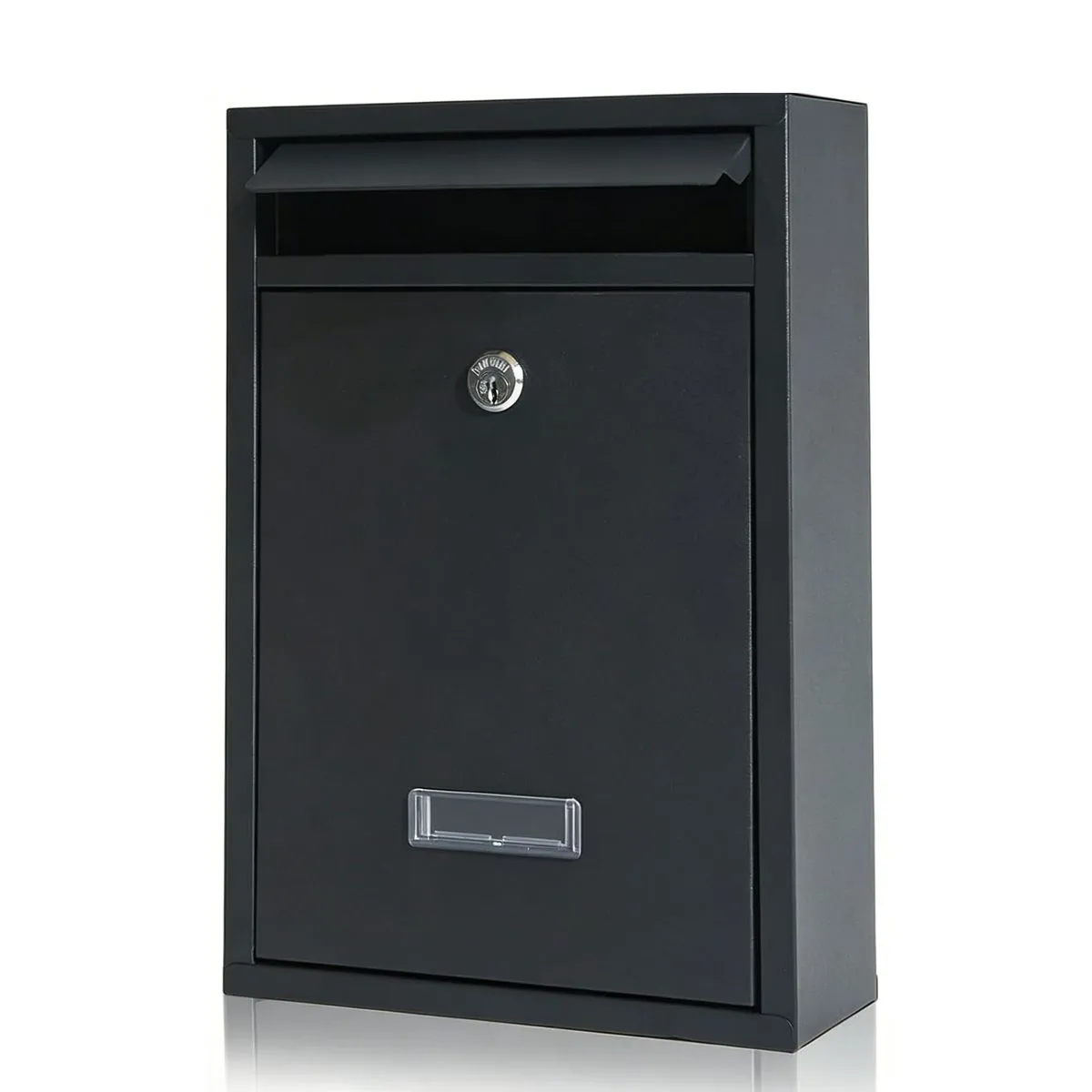 Stainless Steel Wall Mounted Mailbox Lockable Box with Keys/with Password - LOCK