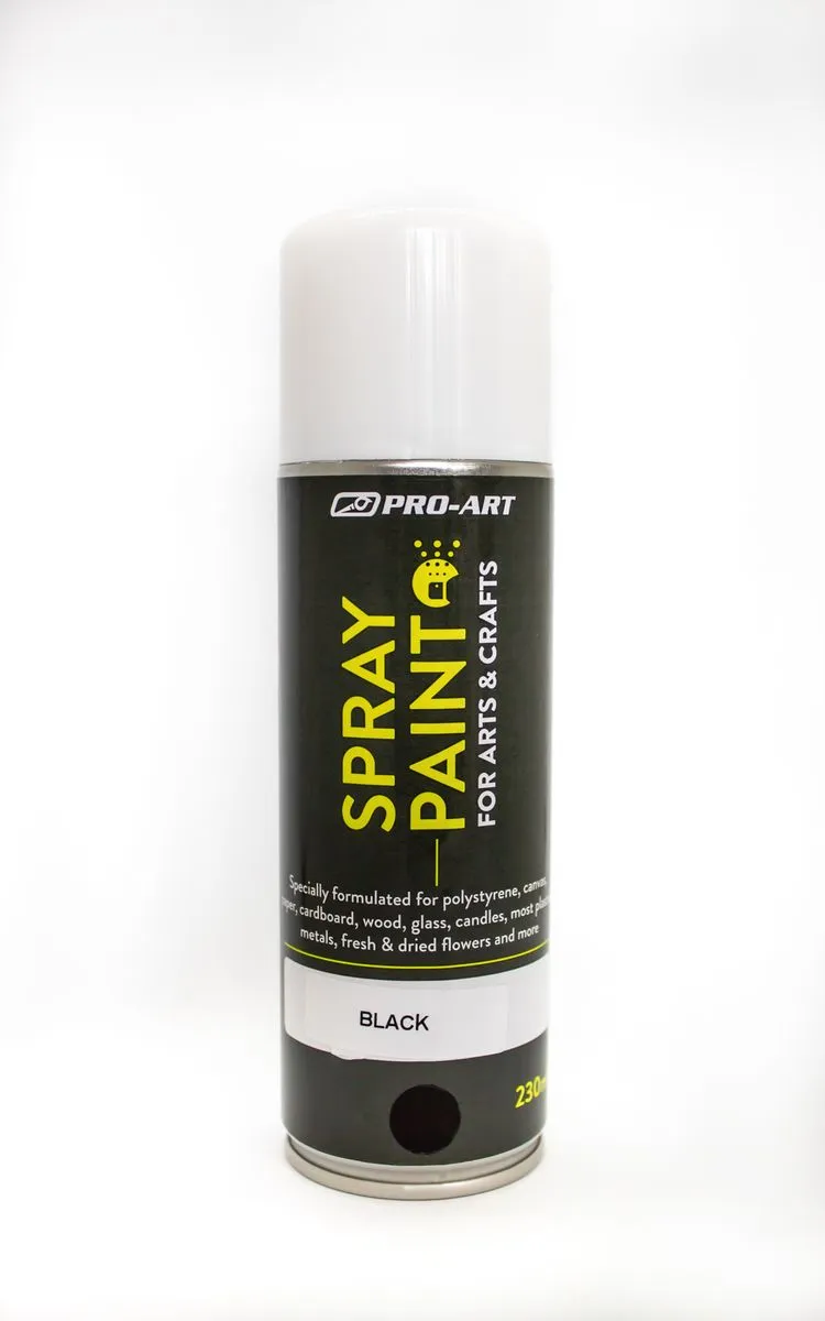 Pro-Art Spray Paint 230Ml - Black
