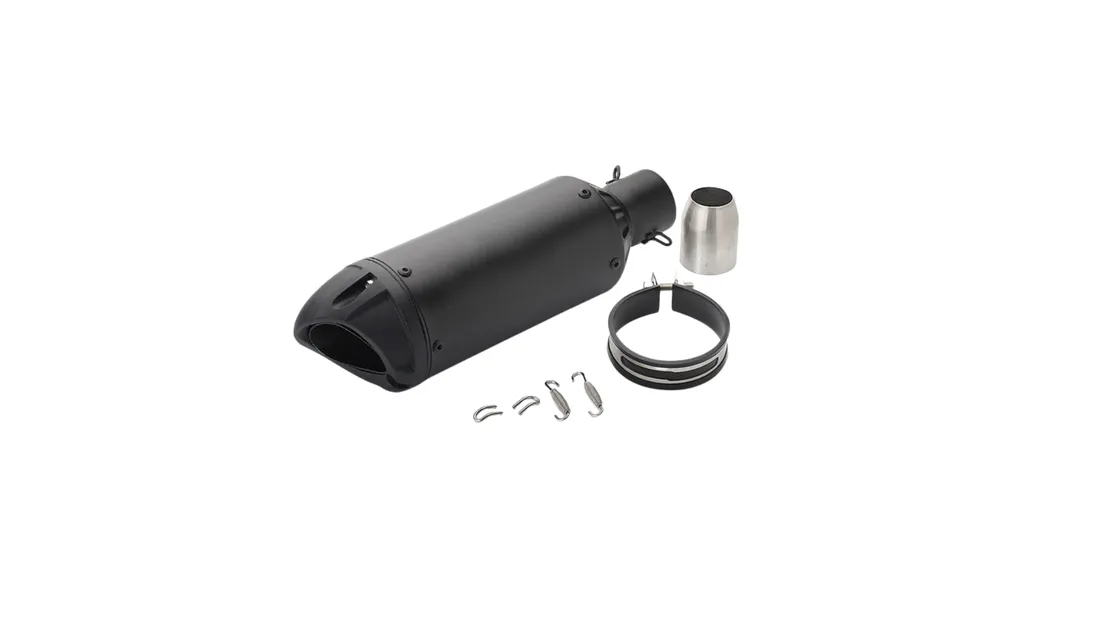 Motorcycle Custom Exhaust - #3 51MM - Black