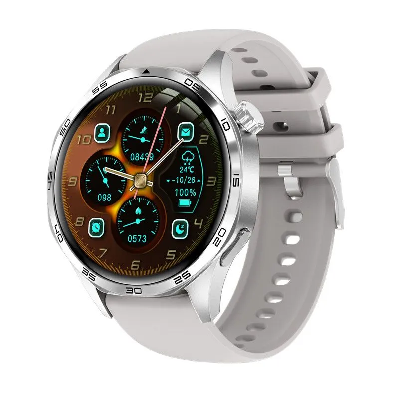 Silver Watch5 Pro 1.53" BT Call Wireless Charge IP67