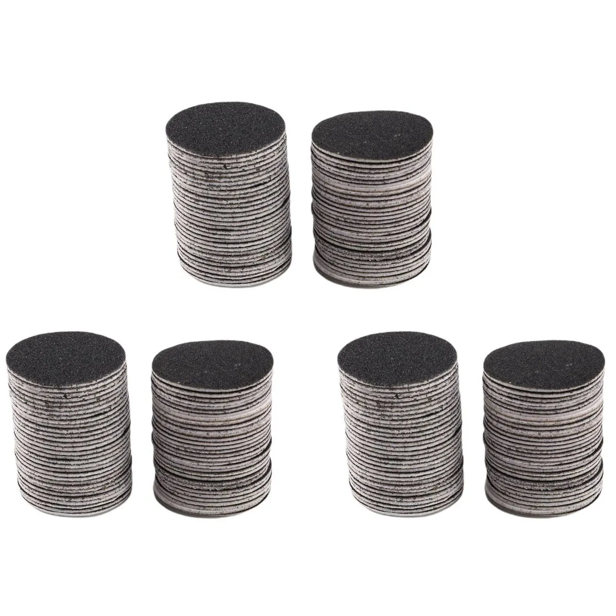 180Pcs Replacement Sandpaper Discs (Regular Coarse 100 Grit)