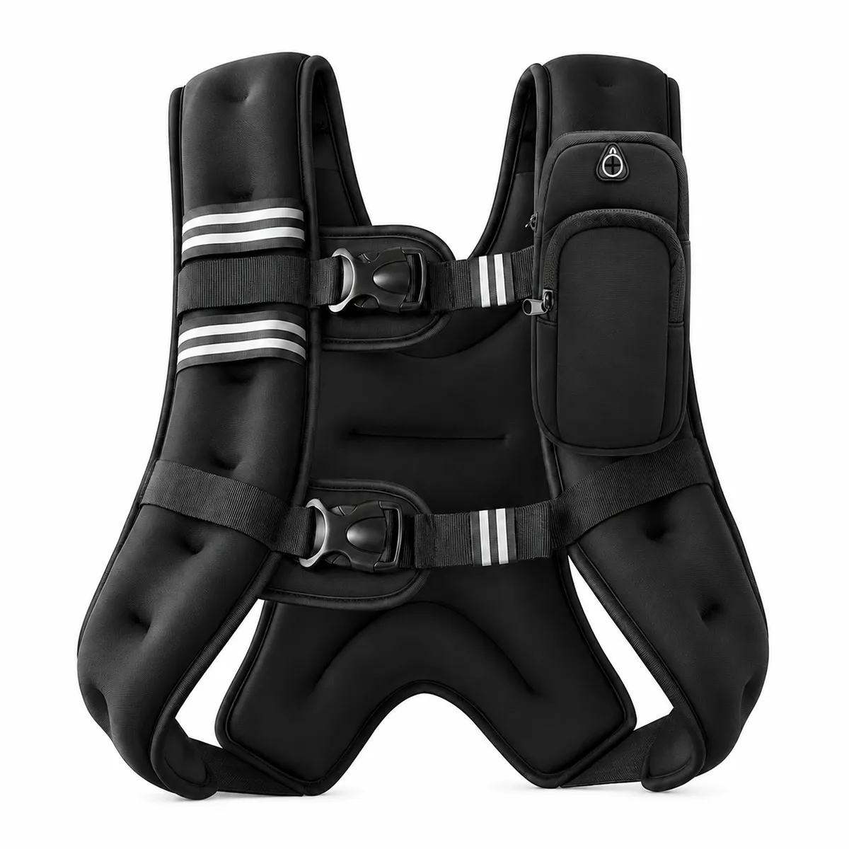 Weighted Vest with Reflective Stripe Durable & Comfortable Rucking Vest