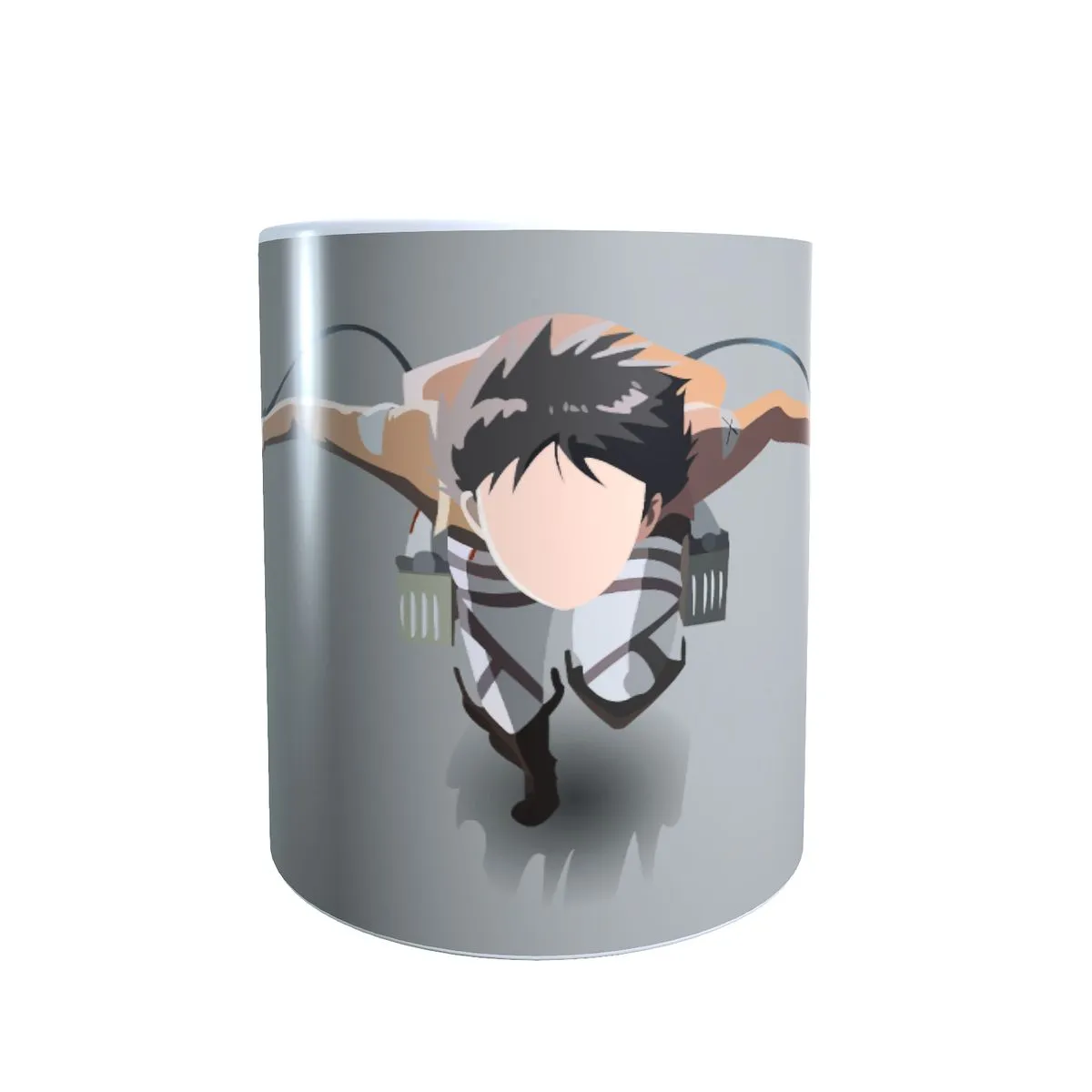 Levi Running Minimal - Attack on Titan Coffee Mug