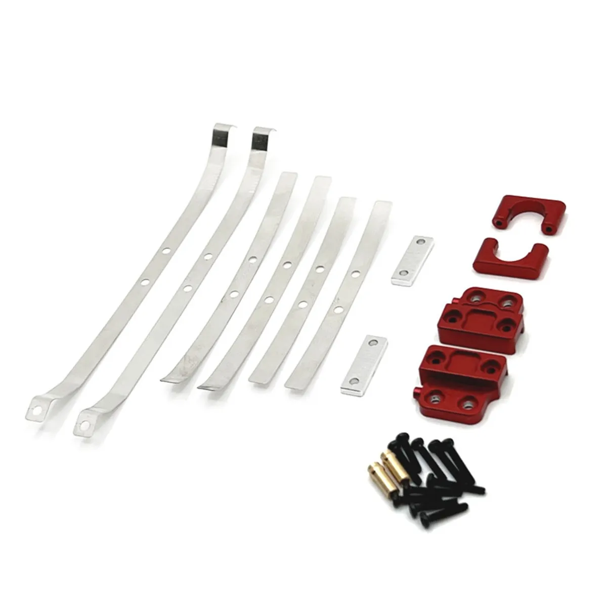 for Mn 1/12 Mn82 Lc79 Rc Car Rear Axle Spring Fastenings Kit Red