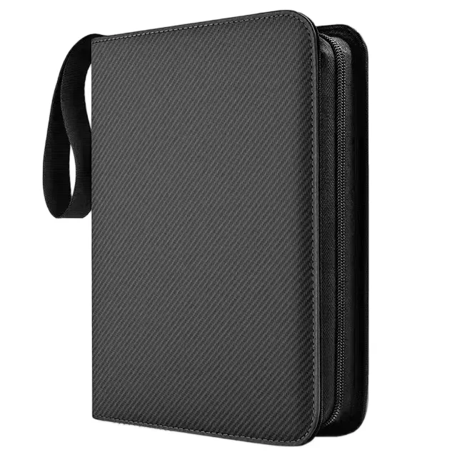 900-Card Trading Card Binder and 9-Pocket Zip Album for Sports Anime Cards