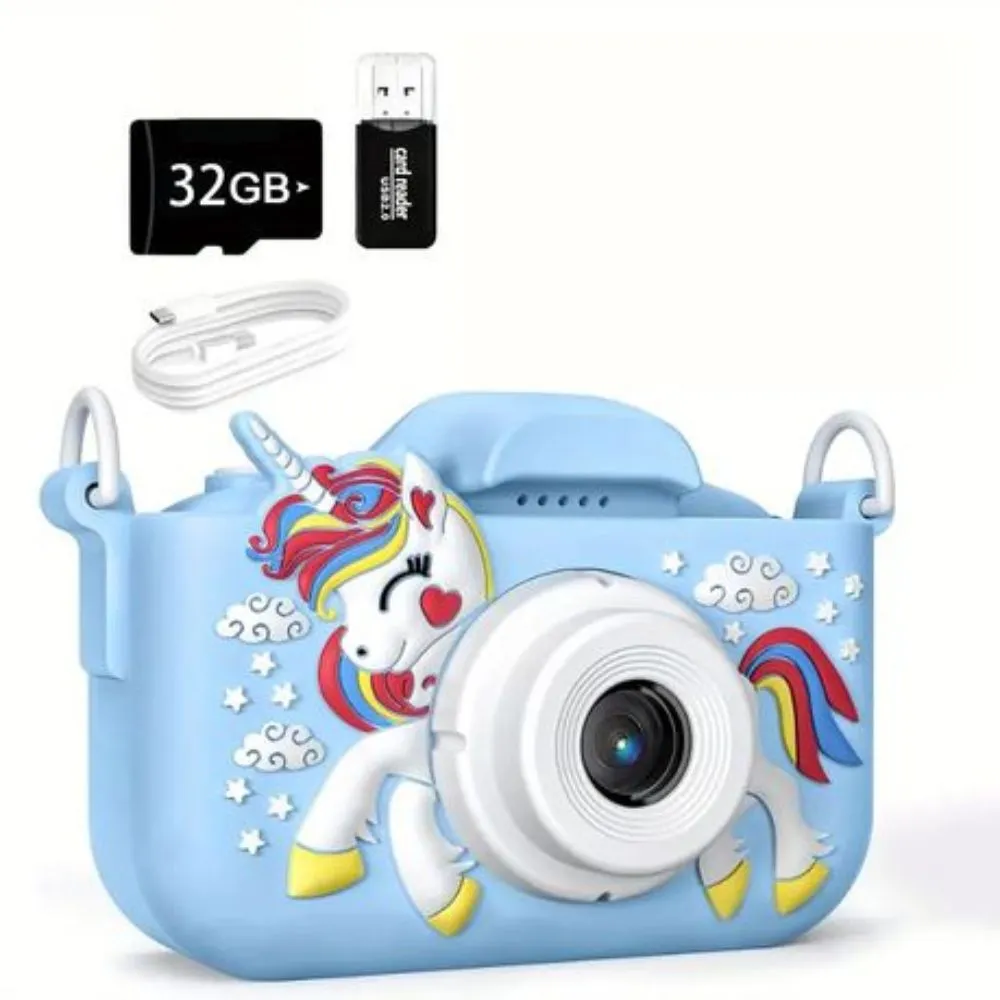 Kids Digital Selfie Camera with 32G SD Card