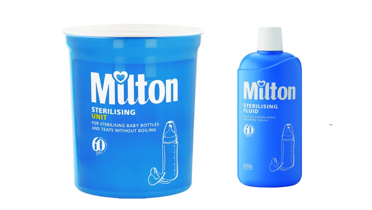 Milton Sterilizing Unit & Sterilizing Fluid Combo