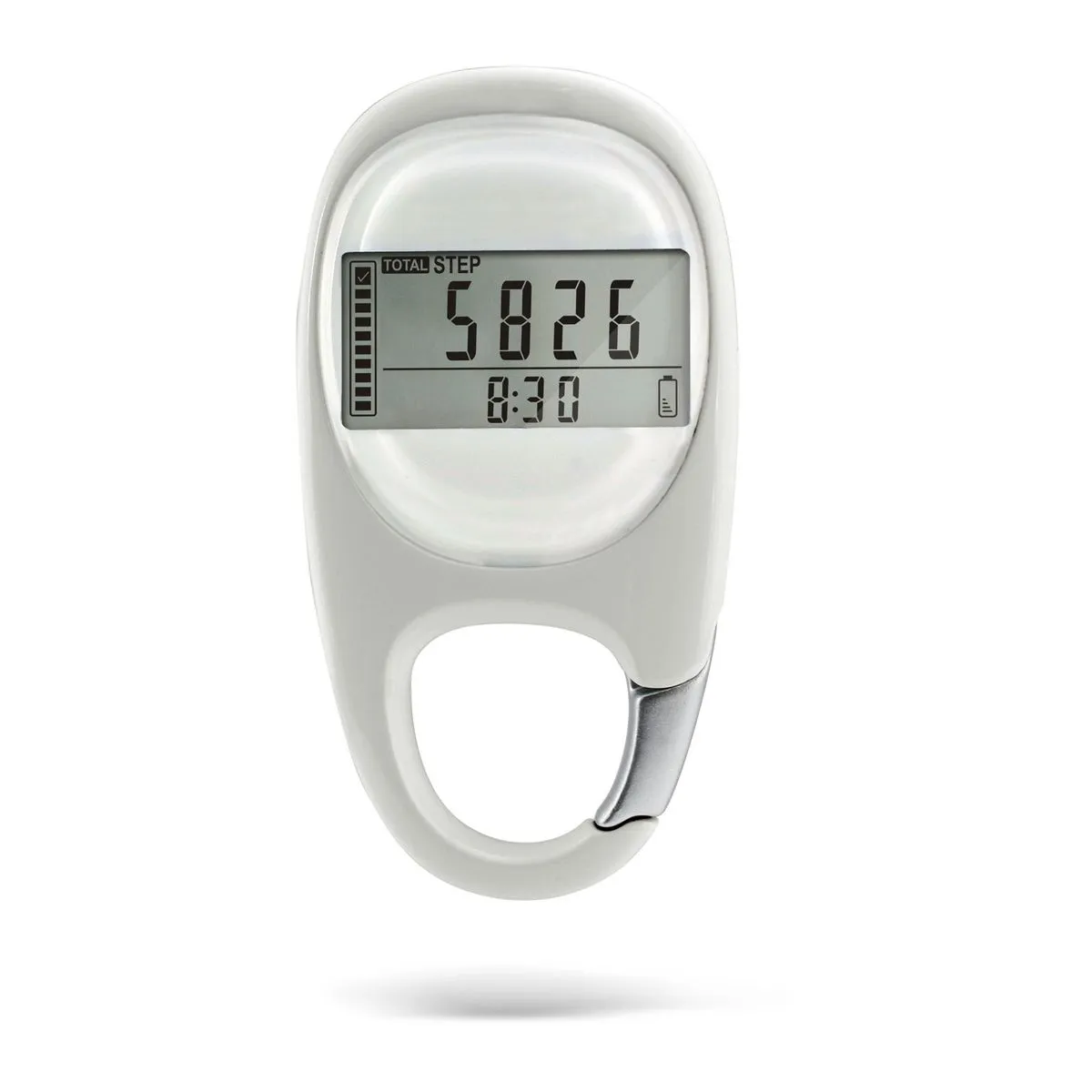 Clip-On 3D Pedometer: Step Distance & Calorie Fitness Tracker