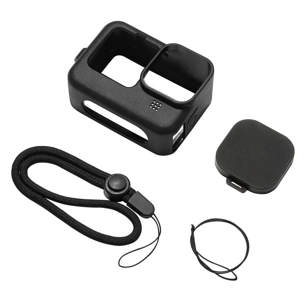 BotereuTech Silicone Camera Case compatible with GoPro Hero 10/9 Black - Black