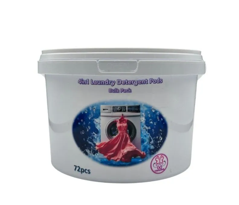 4in1 Laundry Detergent Pods - 72 Pieces