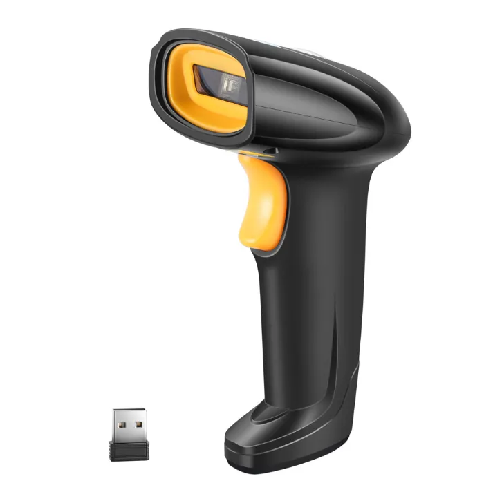 IPSTYLE Wireless 2D Laser Barcode Scanner Gun for QR & 1D/2D Codes