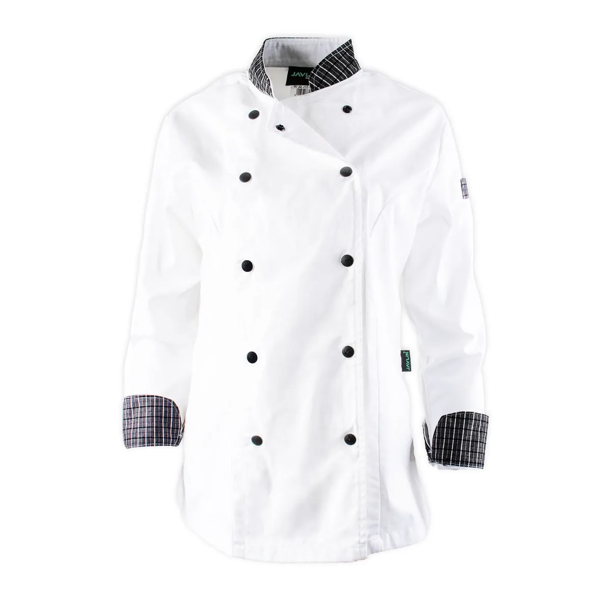 Javlin - Women's Chef Jacket (White & Fano)