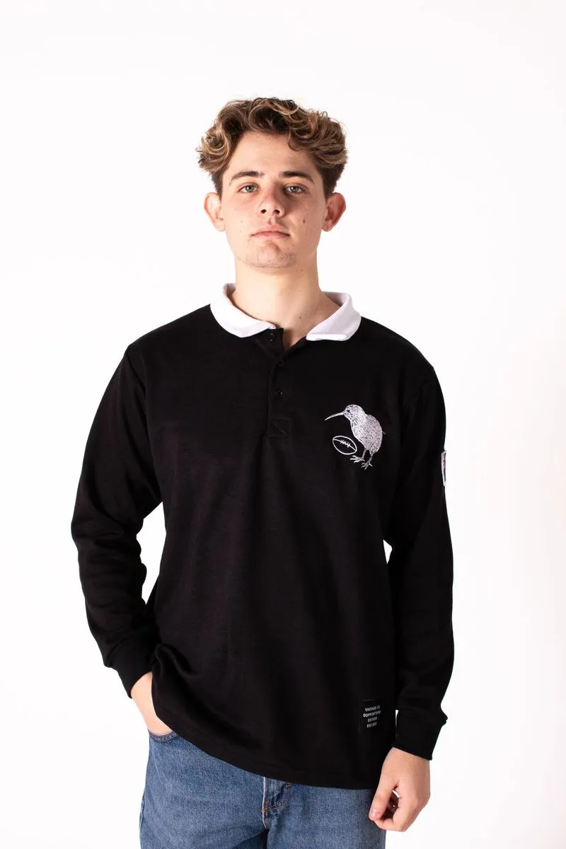Vintage XV New Zealand Rugby Jersey - Black