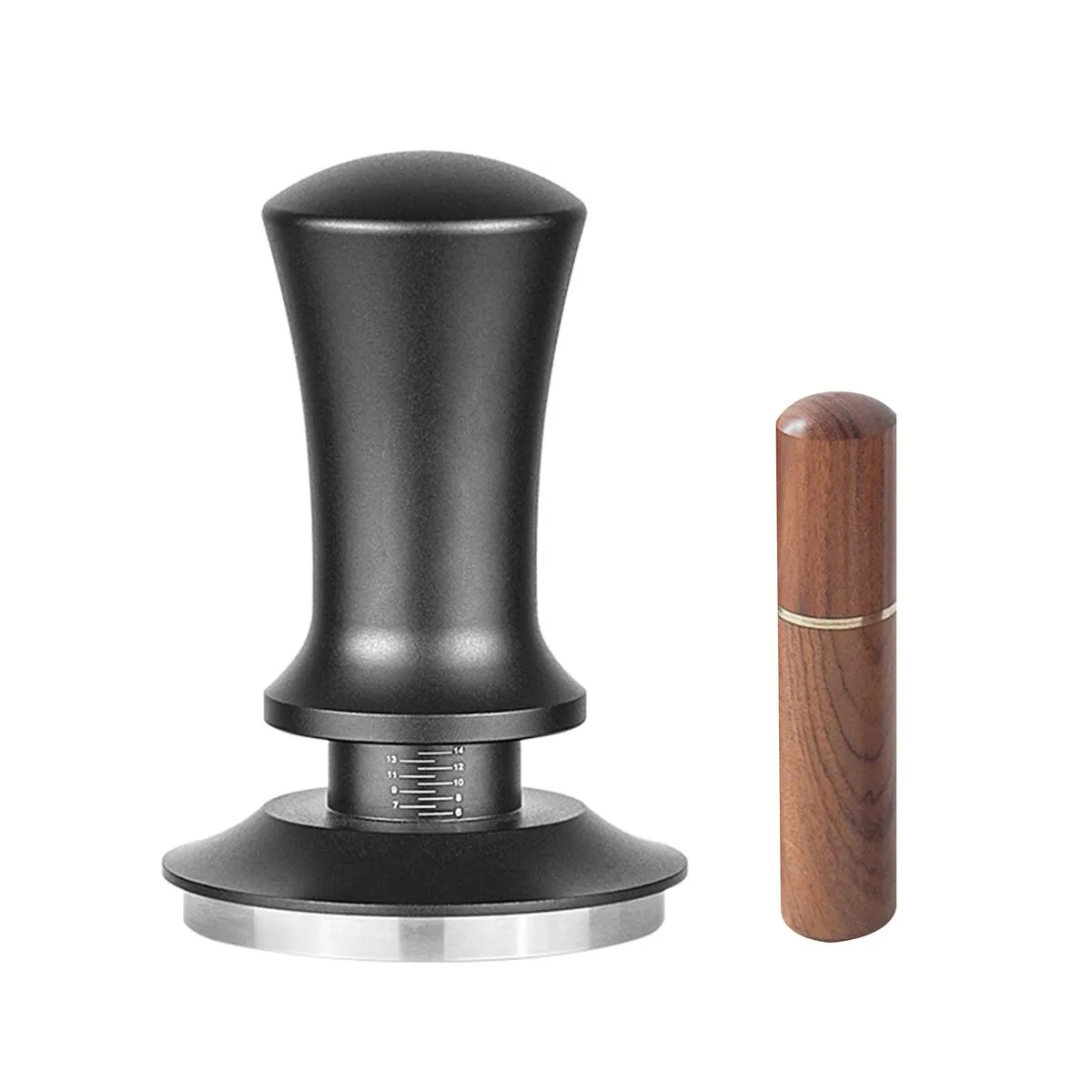 58mm Spring Coffee Tamper & Dispensing Needle Set - Precise Espresso Tool