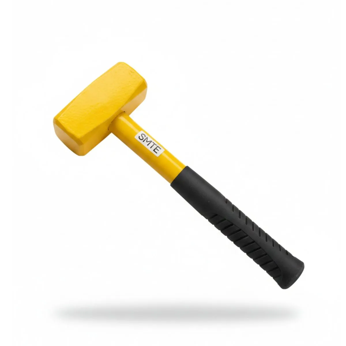 SMTE Heavy Duty Solid Hammer with Ergonomic Grip Handle - Black & Yellow