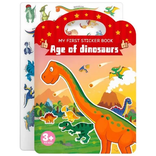 Dinosaur Sticker Activity Book - Multcolour