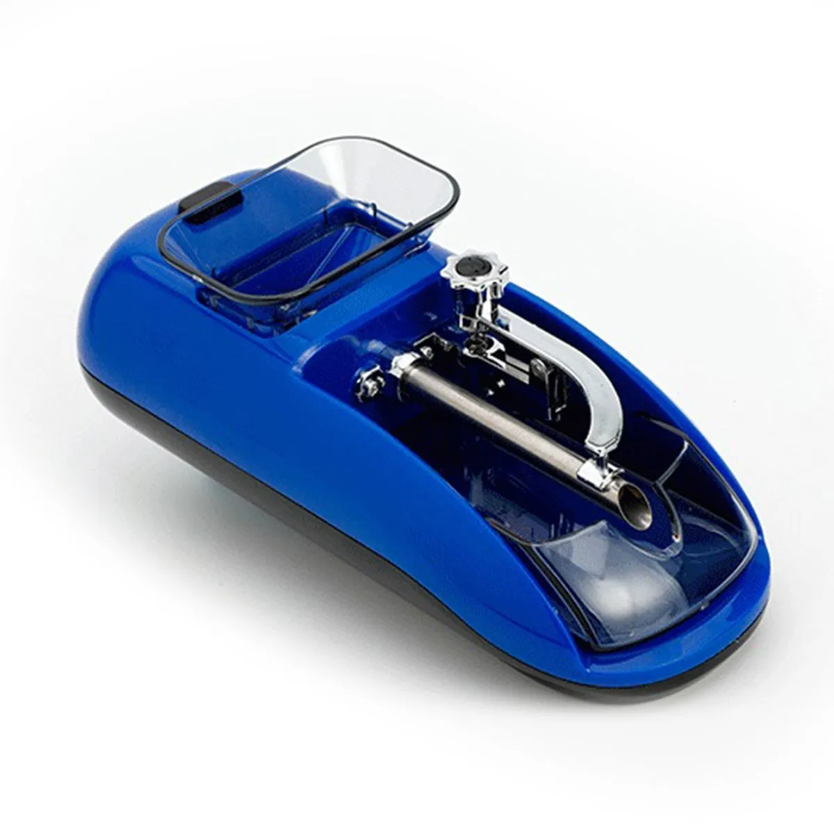 Automatic Cigarette Rolling Machine One Button Tobacco Maker EU Plug Blue