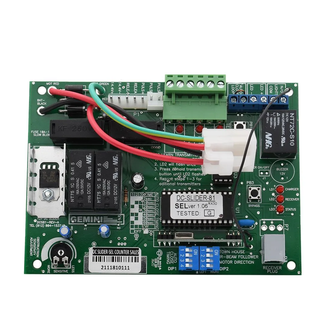 Gemini DC Slider 12V SEL Controller PCB