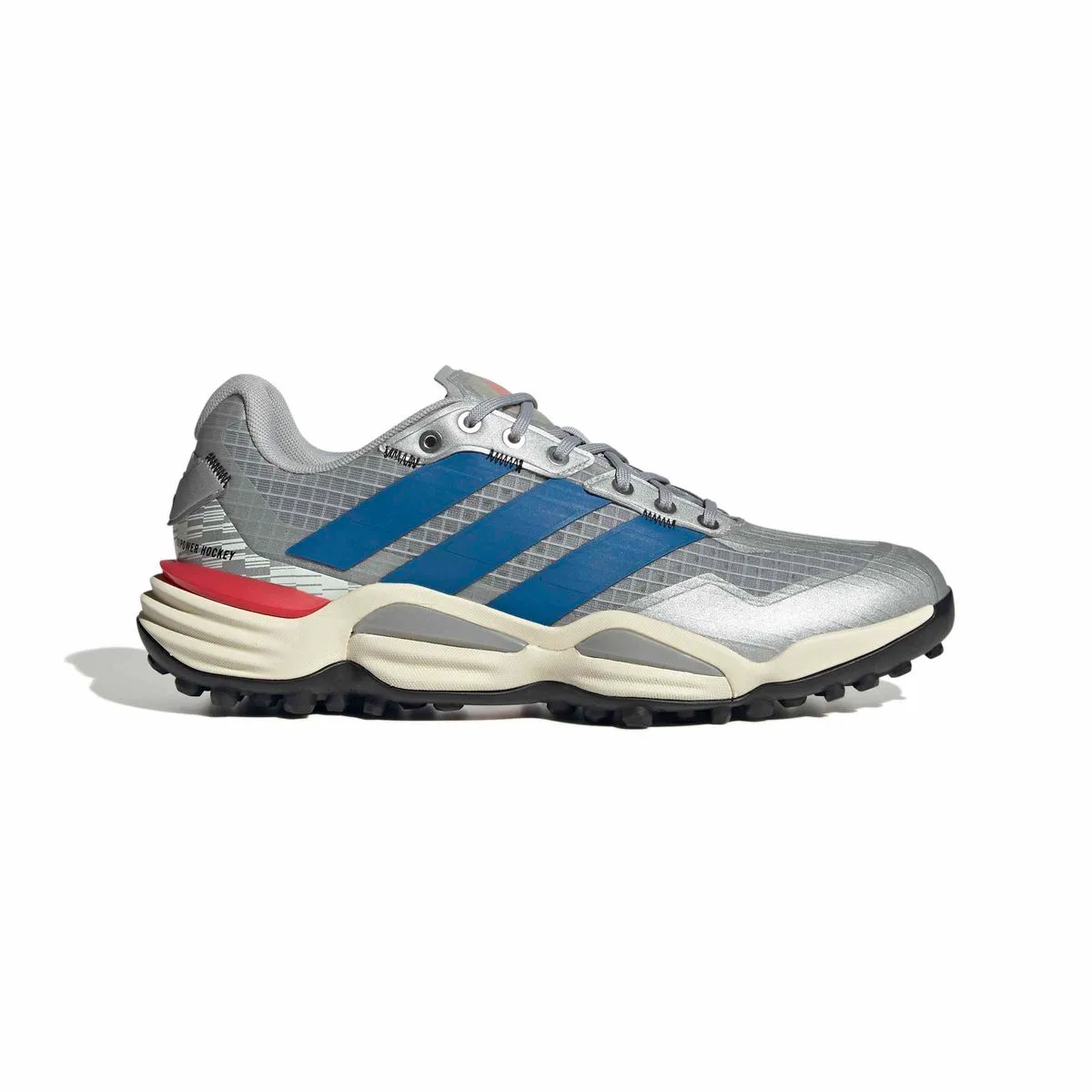 adidas Unisex adiPower Hockey 4 Field Hockey Shoes - Silver Metallic