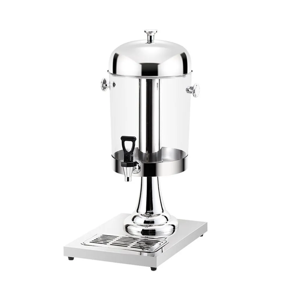 Drink Dispensers, Beverage Dispenser with Ice Container and Drip Trays