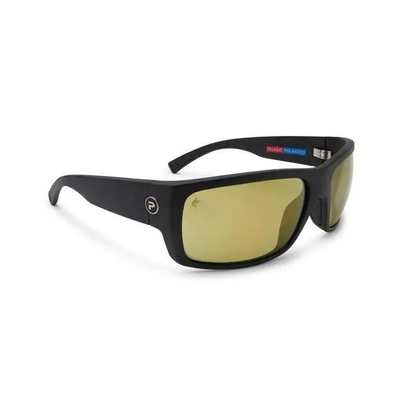 Pelagic Fish Whistle Sunglasses - Black/Gold