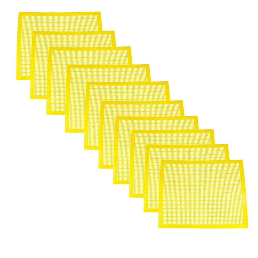 Plastic Honeycomb Partition Suitable for Queen Bees - Yellow