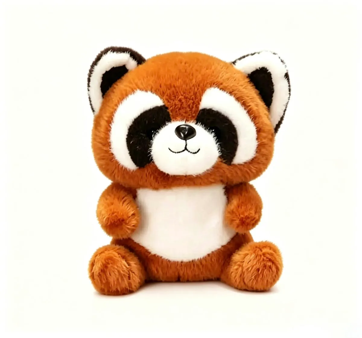 Raccoon Plush Toy 25cm Home Decor Daily Companion Kids Birthday Present - Brown
