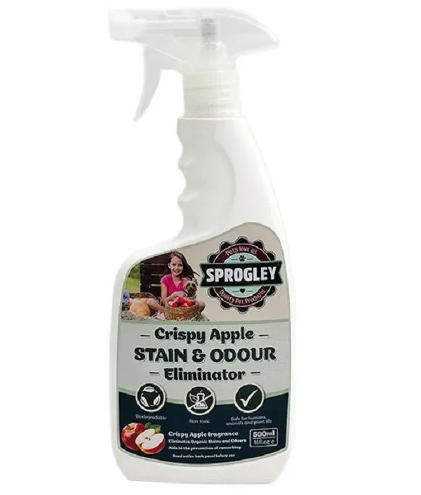 Stain & Odour Eliminator 500ml Dog Crispy Apple Spray