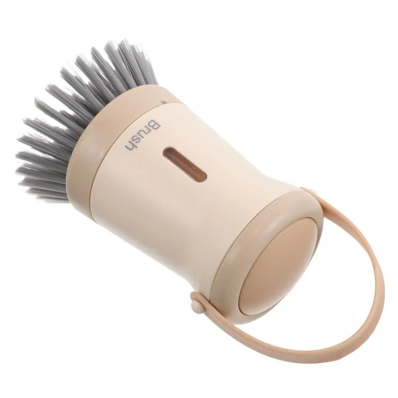 Soap Dispensing Dish Brush - Ergonomic Handle, Non-slip for Kitchen Clean