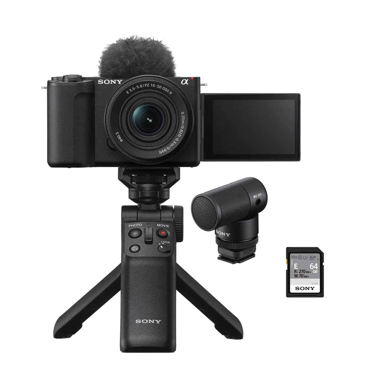Sony Alpha ZV-E10 II Mirrorless Camera and 16-50mm II PZ Lens - Creator Kit