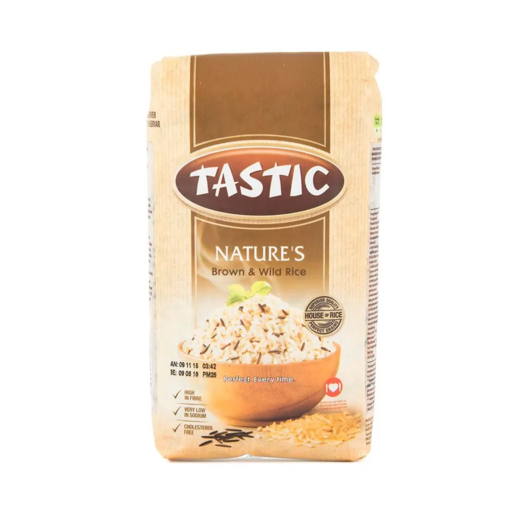 Tastic Brown & Wild Rice 1 kg × 2 - Healthy Wholegrain Rice Blend