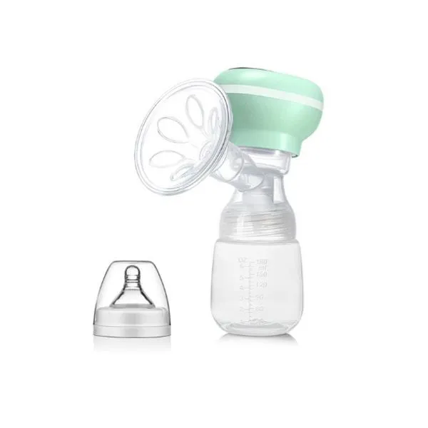 Electric Breast Pump USB Chargable Silent Wearable-Pink - Green