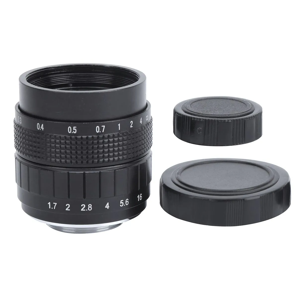 35mm F1.7 C-Mount - TV/Film Lens (Black)